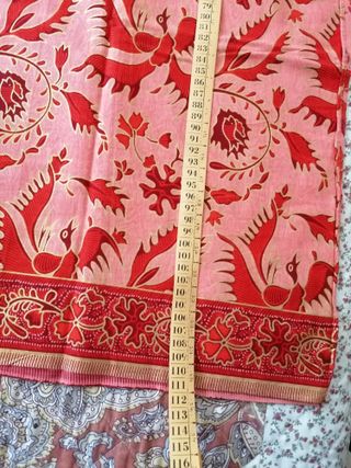 Pareo esotico arancio e oro