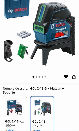 Nivel Láser Bosch GCL 2-15 G