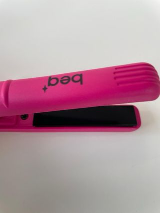 Mini plancha de pelo beq rosa