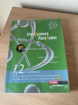 Libro Una Química para Todos - Academia Osorio