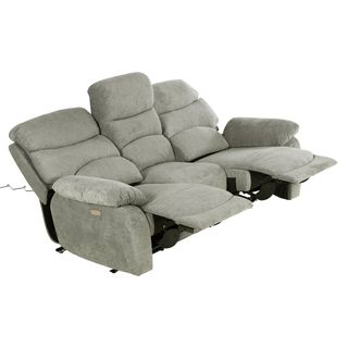 Sofá relax eléctrico 3 plazas Conforama