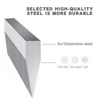 Lote 2 Cuchillos Barbacoa Cuero