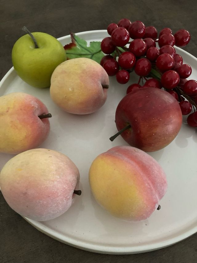 Frutta finta decorativa