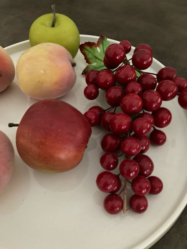 Frutta finta decorativa