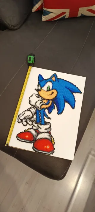 Sonic Hama Beads 50cm