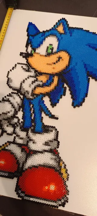 Sonic Hama Beads 50cm
