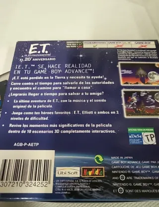 E.T. El Extraterrestre 20 Aniversario GBA
