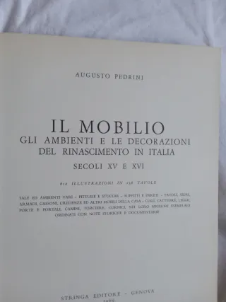 Libro Il mobilio