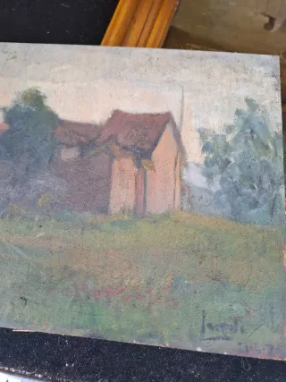 Pintura Laredo de pintor asturiano