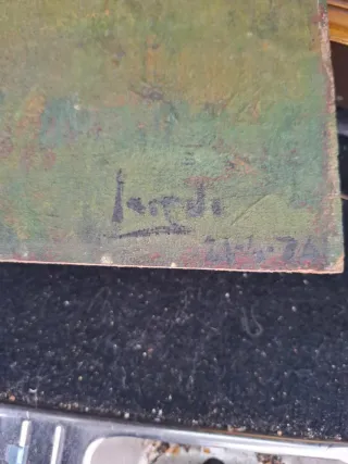 Pintura Laredo de pintor asturiano