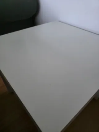 2 Mesas Lack (centro + auxiliar) blancas