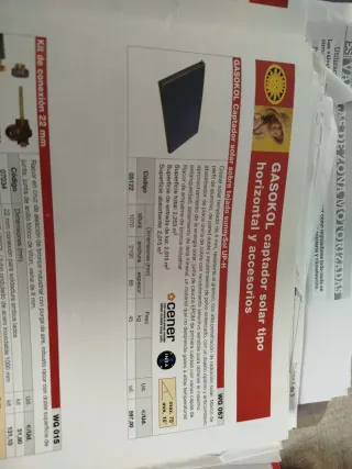 Sistema solar Gasokol ACS 2008