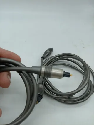 2 Cables Fibra Óptica Toslink