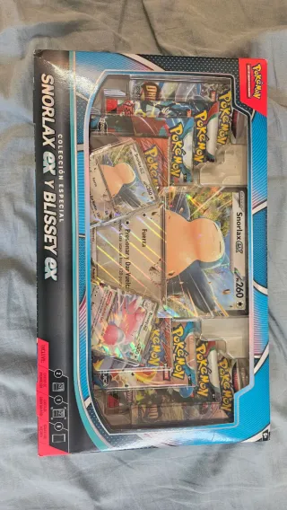 Colección Pokémon Snorlax ex y Blissey ex