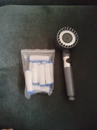 Cabezal Ducha + 10 Filtros Repuesto