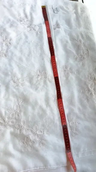 Bufanda Punto Roma bordada