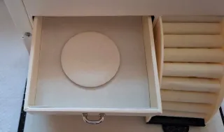 Joyero grande negro con cerradura