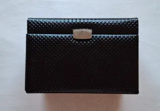 Joyero grande negro con cerradura