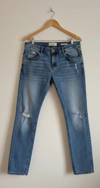 Pull&Bear Jeans/Vaqueros Super Skinny desgastados
