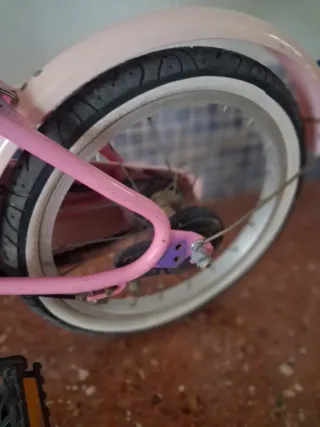 Bicicleta infantil rosa
