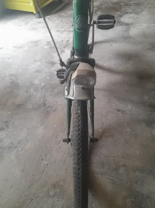 BICICLETA GAC PLEGABLE VERDE ANTIGUA AÑO 1980