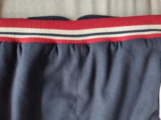 Cazadora Bomber Zara Azul y Blanca