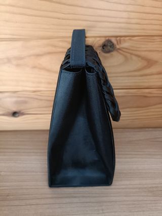 Bolso Negro de Mano de Fiesta.