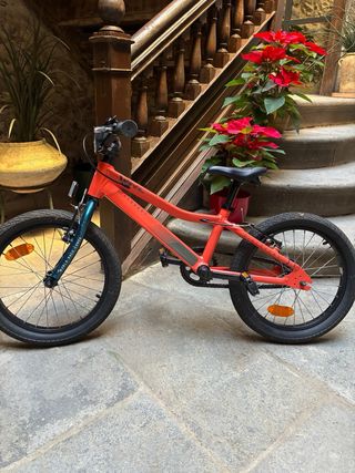 Bicicleta infantil naranja 18”