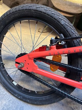 Bicicleta infantil naranja 18”