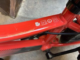 Bicicleta infantil naranja 18”