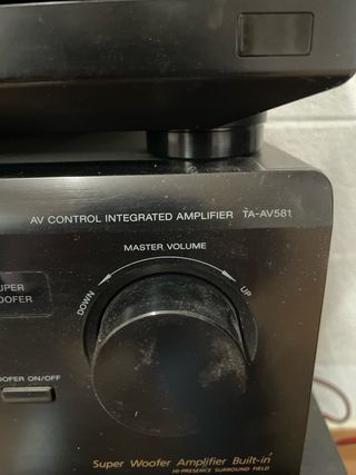 Equipo de música Sony: Ampli, CD, Radio, VHS, etc.