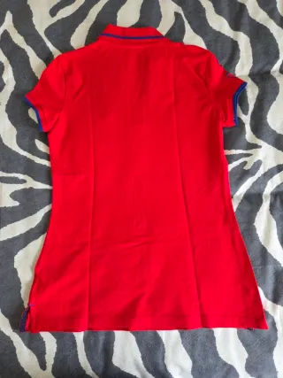 Polo Ralph Lauren Rojo con logo bordado en azul