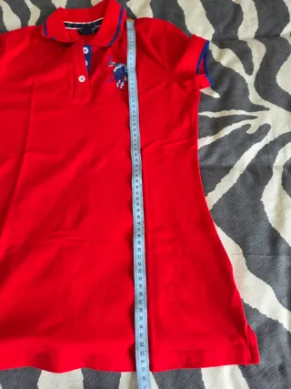 Polo Ralph Lauren Rojo con logo bordado en azul