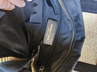 Bolso Bimba y Lola Negro Nylon Piel