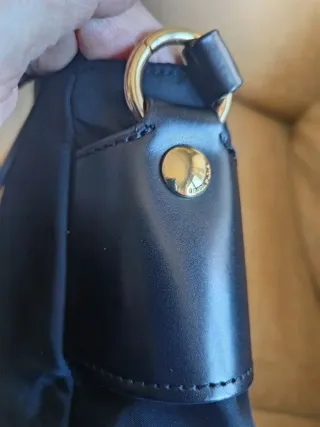 Bolso Bimba y Lola Negro Nylon Piel