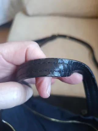 Bolso Bimba y Lola Negro Nylon Piel