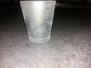 Bicchiere Lisbona Praca do comercio Portogallo