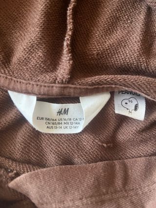 Sudadera Snoopy Peanuts Marrón