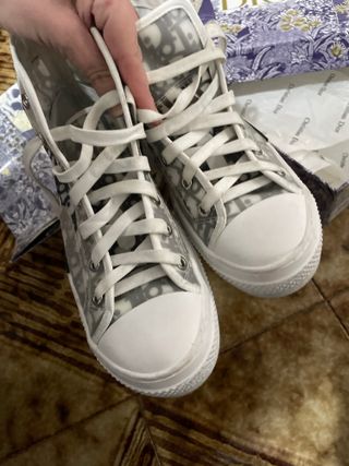 Scarpe Dior donna grigie e bianche