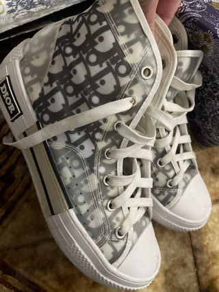 Scarpe Dior donna grigie e bianche