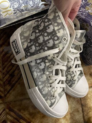 Scarpe Dior donna grigie e bianche