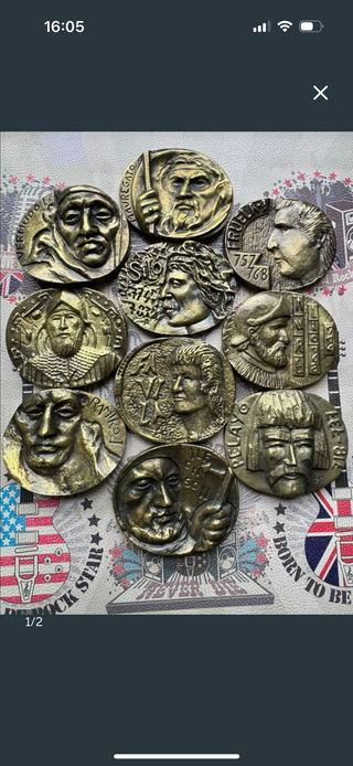 Colección Medallones reyes asturias