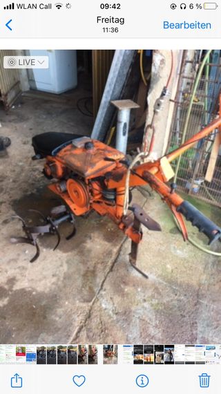 Motocultor Piva 9cv funciona perfectamente