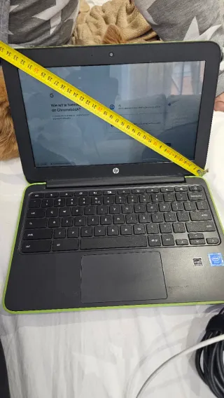 HP Chromebook 11 Grigio e Verde