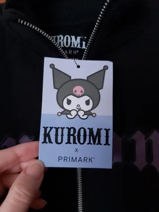 Kuromi Chaqueta morada/negra XS-S o 12-13