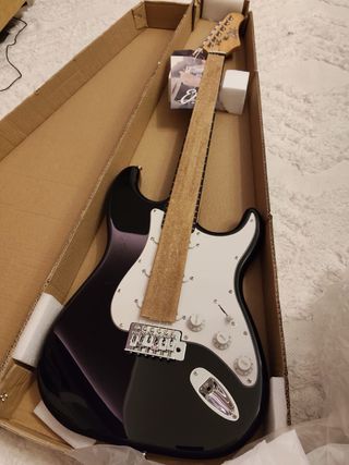 Chitarra Elettrica Eko S300 Nera