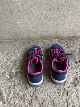 Sandalias Trekking Infantil Azul/Rosa