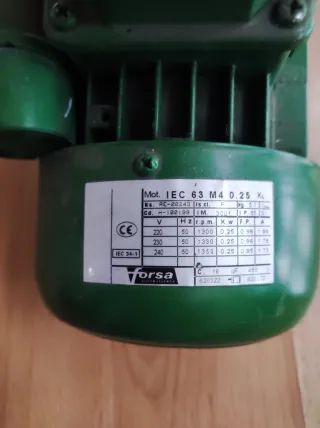 Motor Eléctrico Monofásico Automátismos Forsa