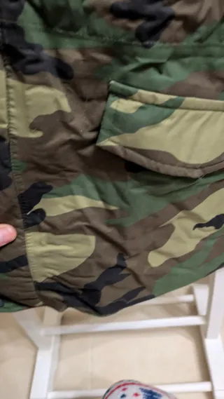 Chaqueta militar camuflaje