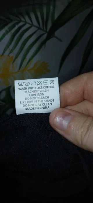 Blusa tirantes negra talla XL